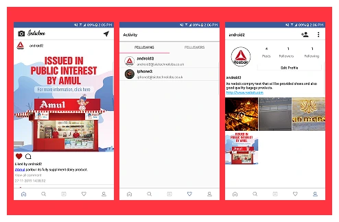 creating an instagram clone for the business industry